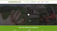 Desktop Screenshot of lawnaeration.com